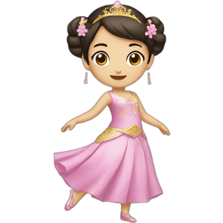 dance-littlegirl-Asian-princess emoji