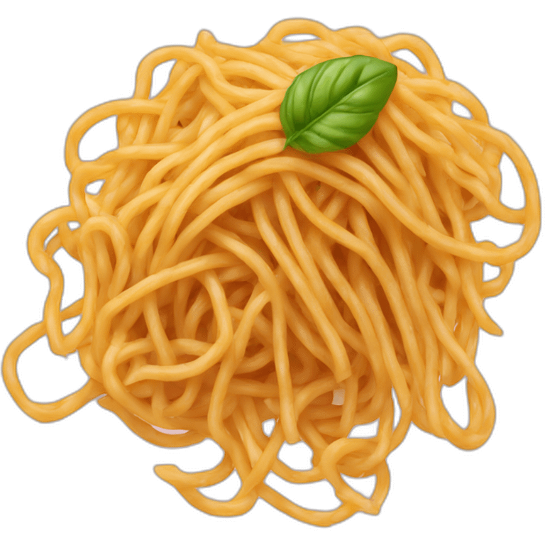 Spaghetti im Mund emoji