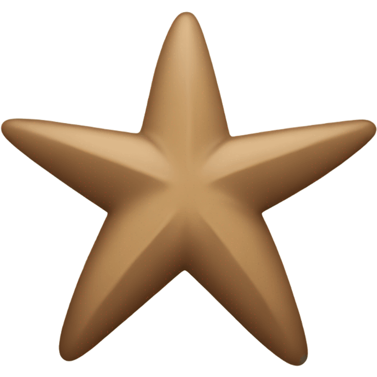 beige star with brown bow emoji