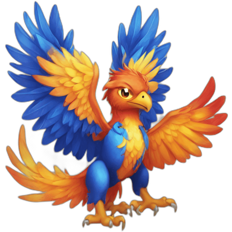 Phoenix with gryphon emoji