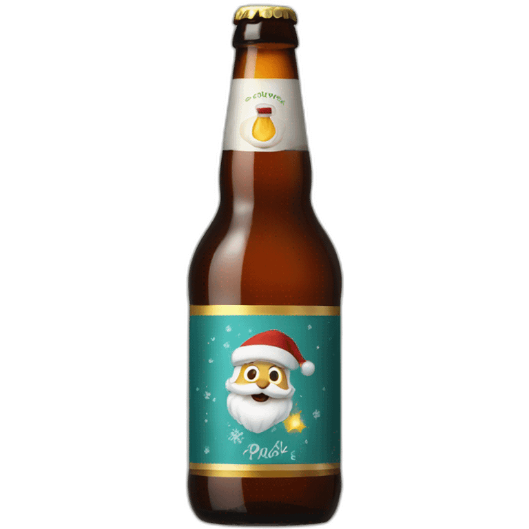 Santa claus beer emoji