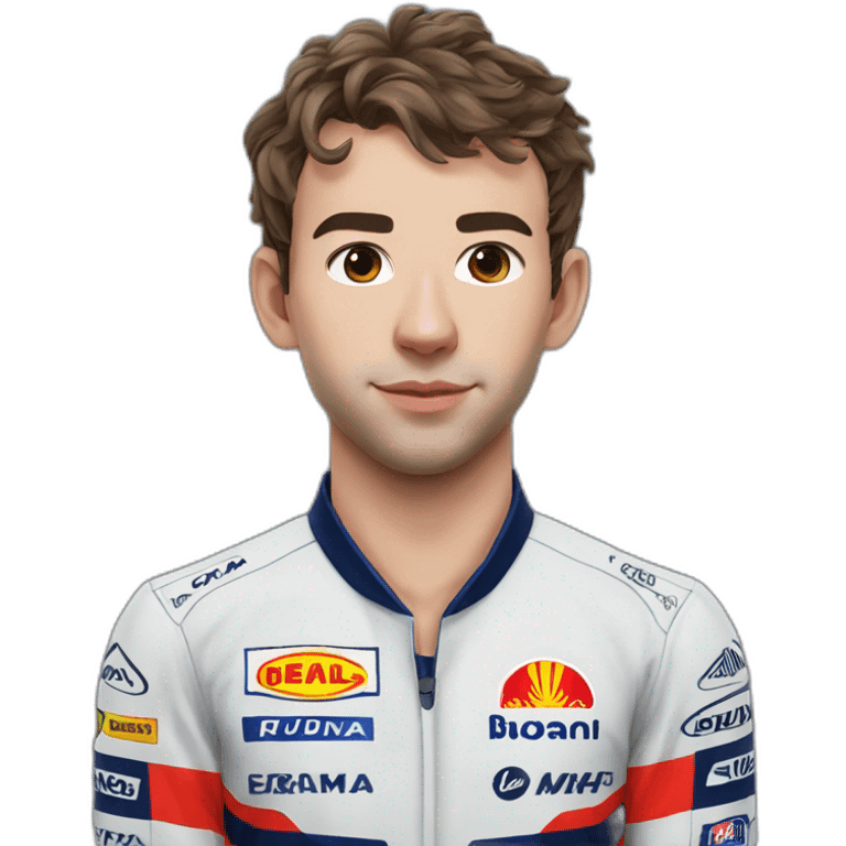 Hyper realistic pierre gasly emoji