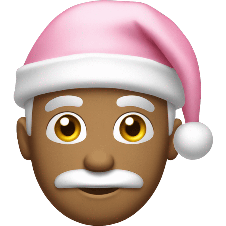 light pink santa hat emoji