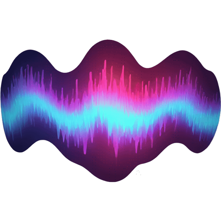 vibrant sound wave circle icon emoji