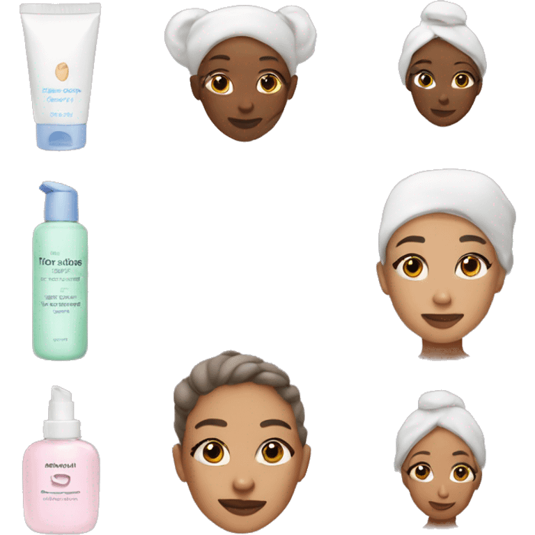 skin care routine  emoji