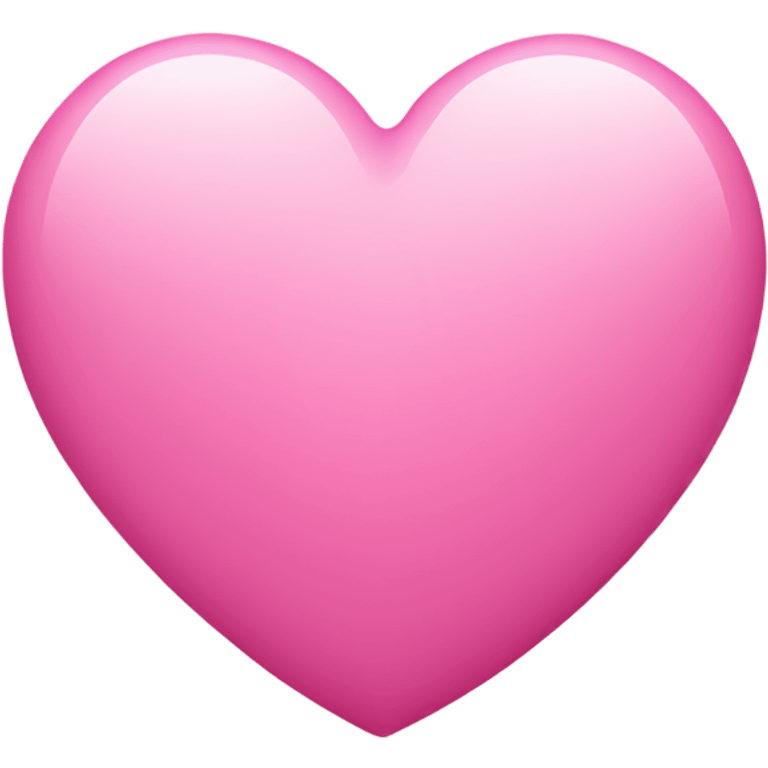 Pink heart emoji