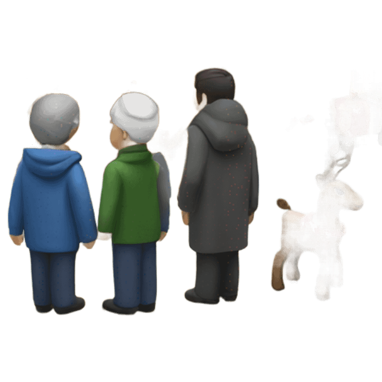 Christmas scene emoji