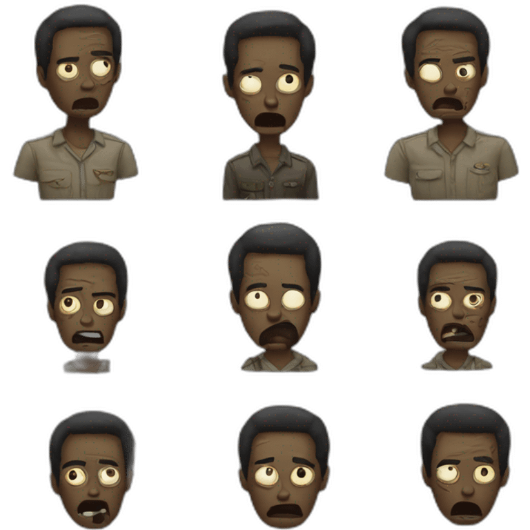 The Waking dead emoji