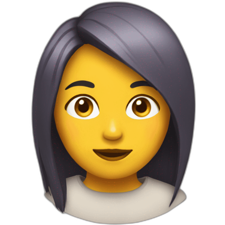 CHICA CON VOCINA emoji