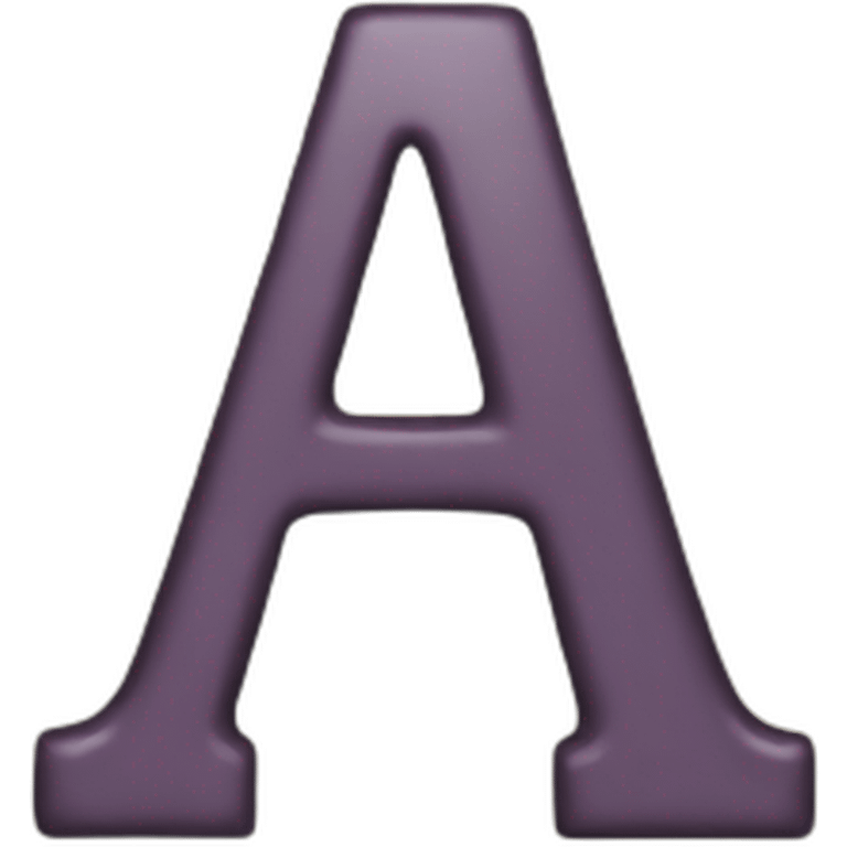 letter "a" emoji