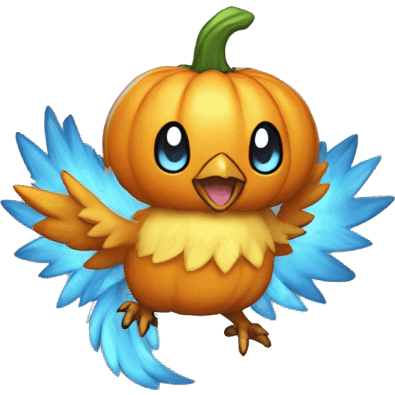 pokemon articuno pumpkin badge medal future socute emoji