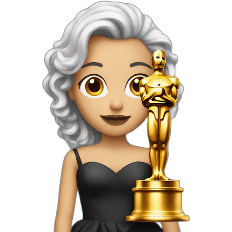 actress with oscar emoji