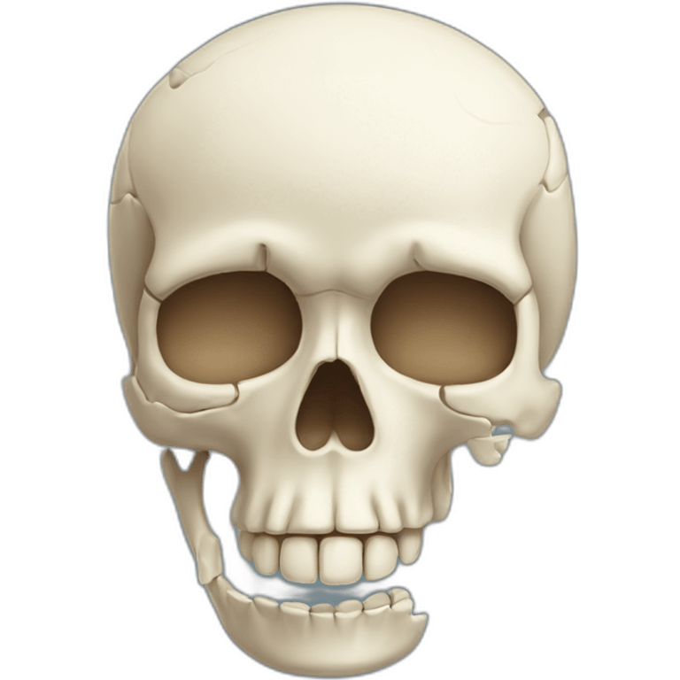 broken stereotypical bone emoji