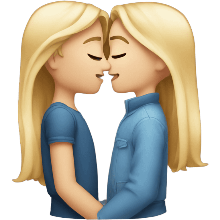 Owen and Bailee kissing emoji