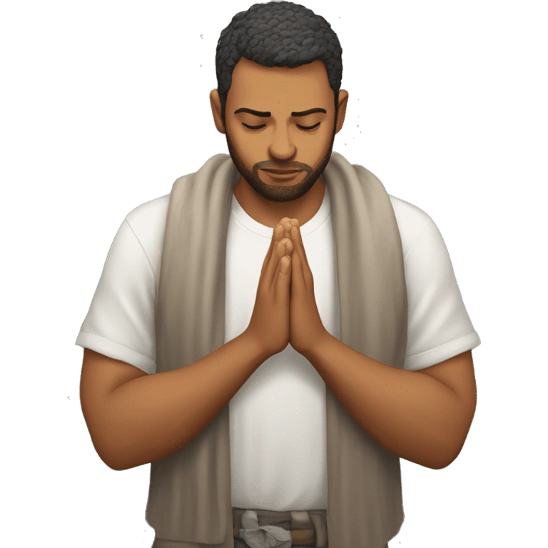 A software tech bro is praying for demo gods for uninterrupted demo  emoji