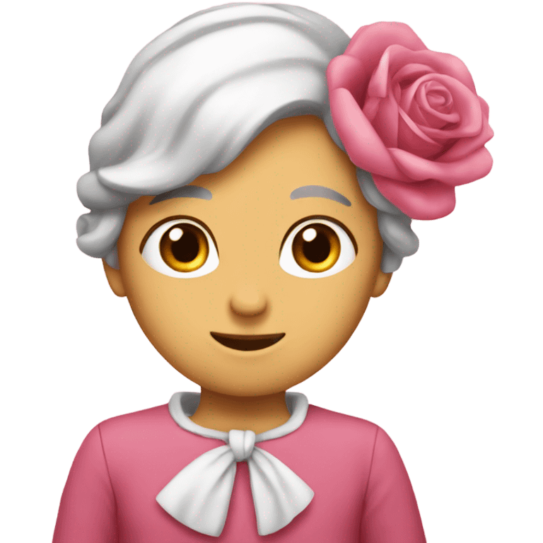 Fiocco rosa emoji