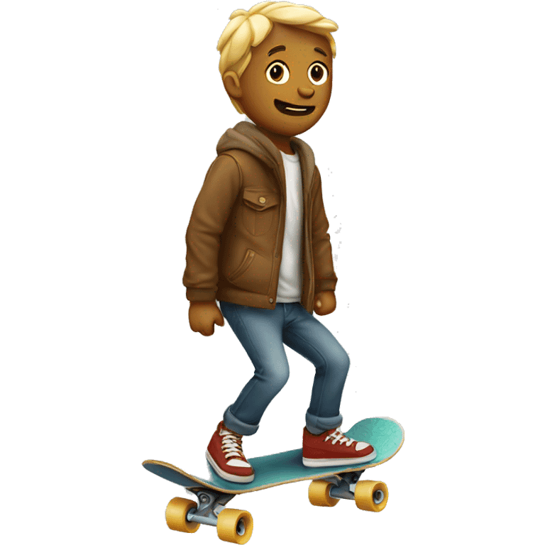 Guy on skateboard  emoji