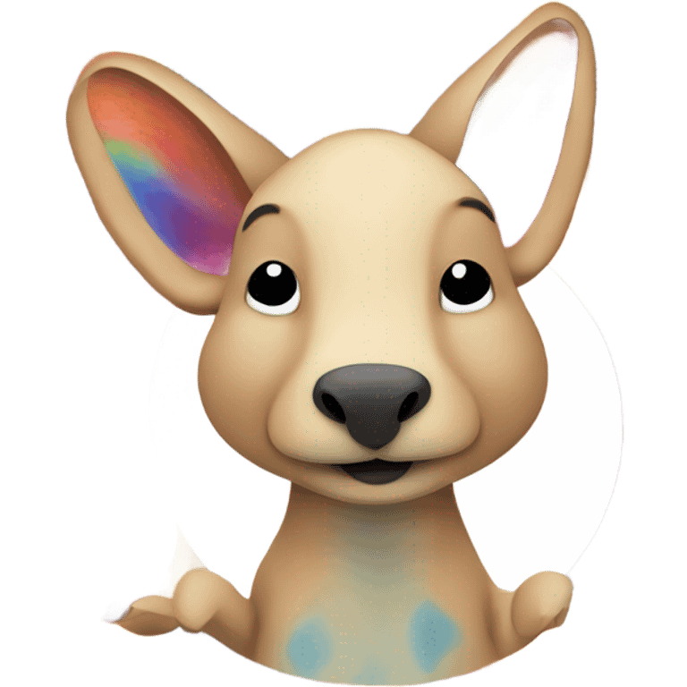  Rainbow Aardvark emoji