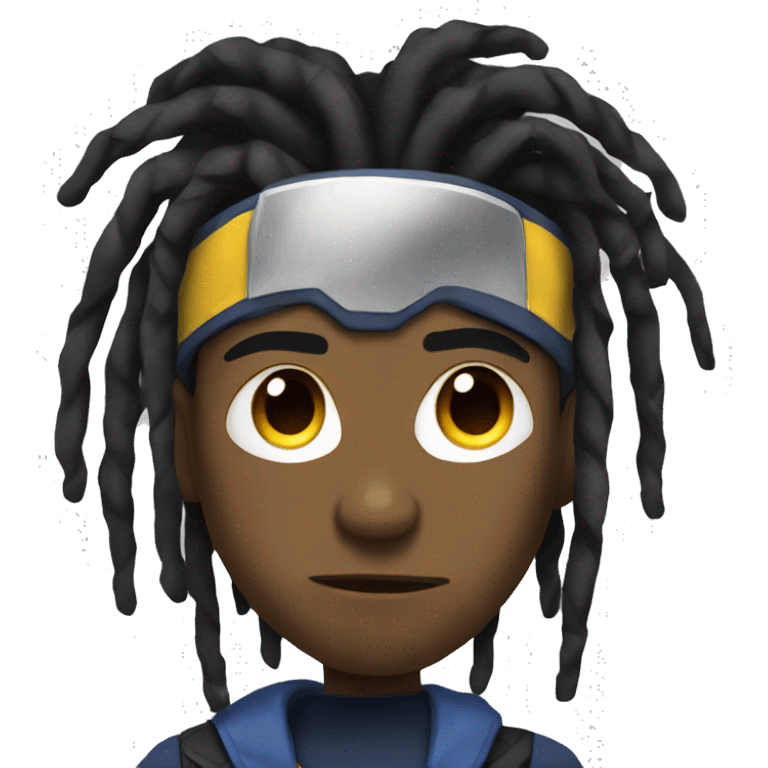 static shock with dreads  emoji