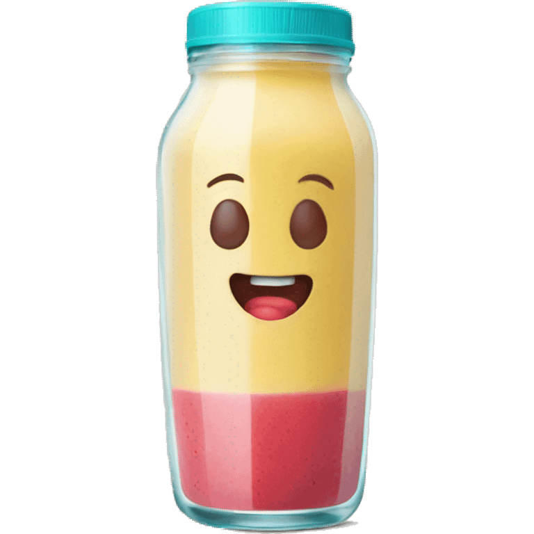 A clean healthy smoothie  emoji