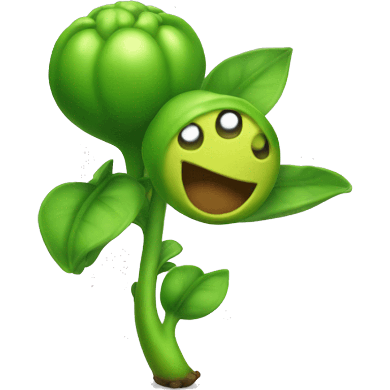 Peashooter from pvz emoji