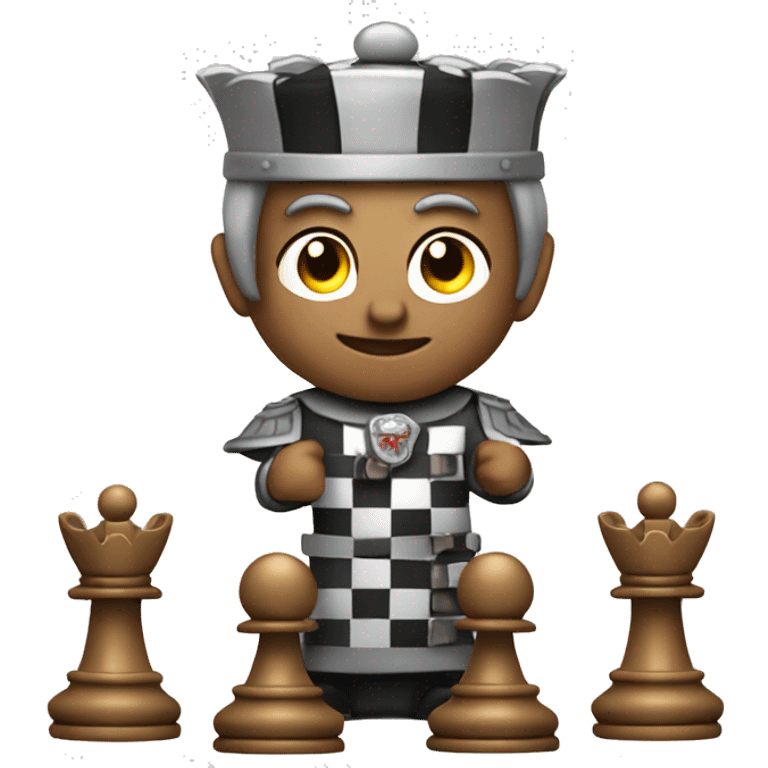 general charging with chess peices emoji