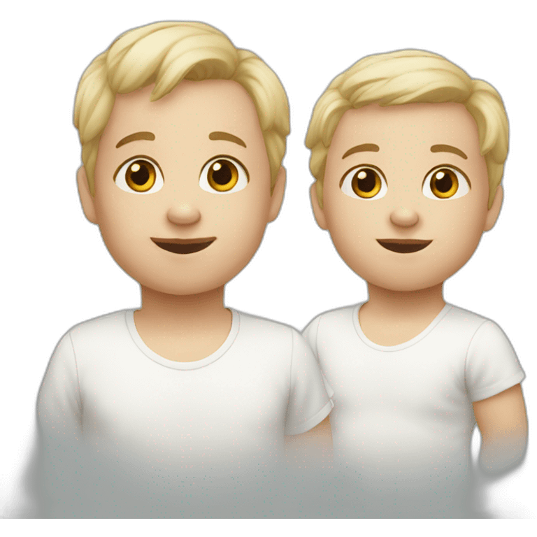 2 white toddlers emoji