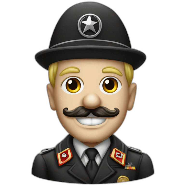 Adolf Hitler clown nice emoji