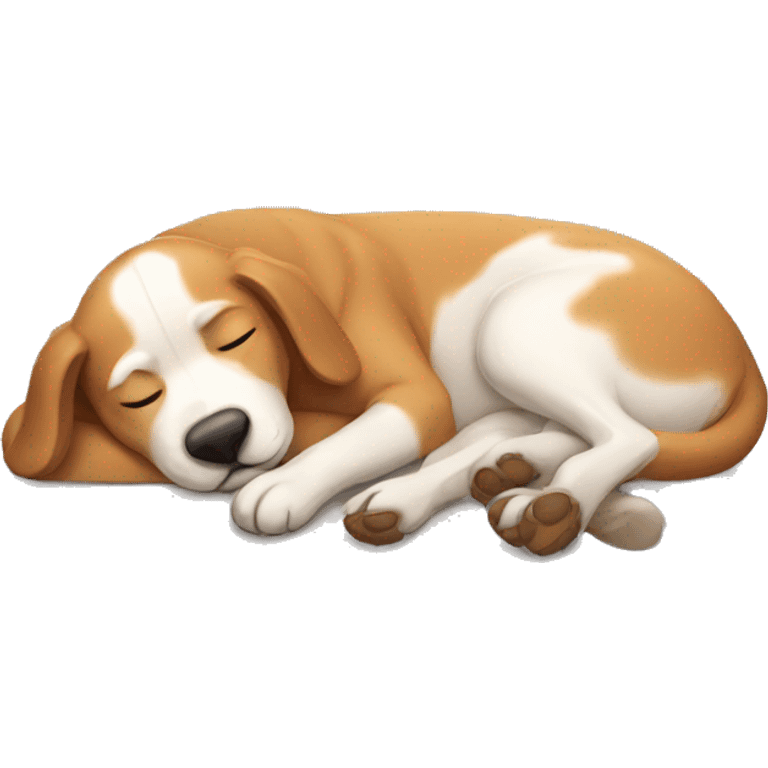 Dog sleeping emoji