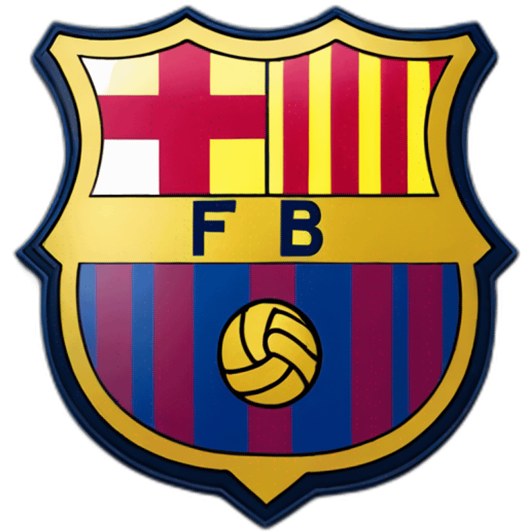 Fc Barcelona shield emoji