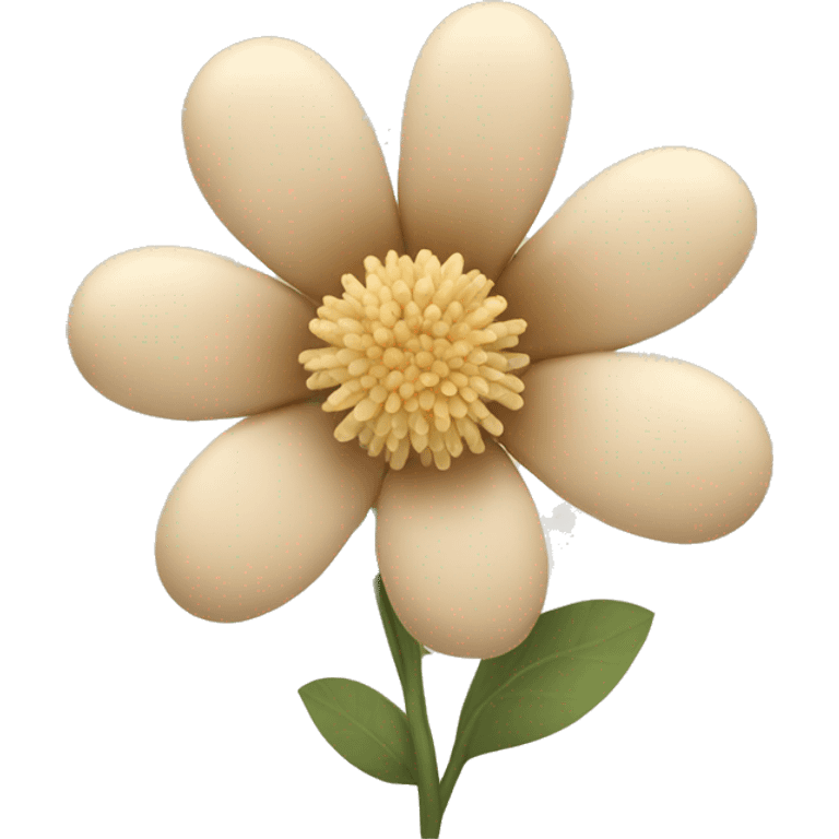 Beige flowers emoji