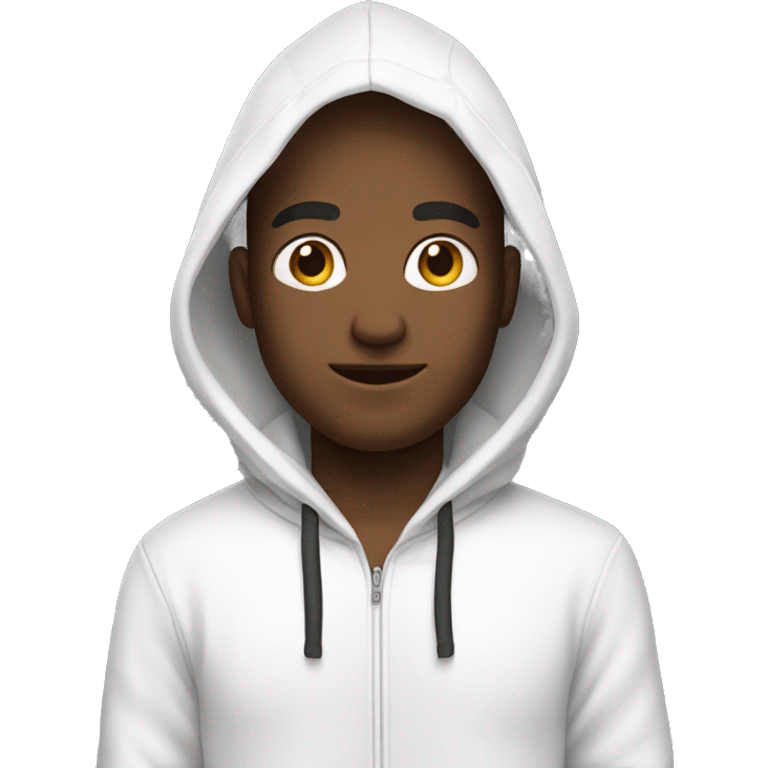 white hoddie emoji