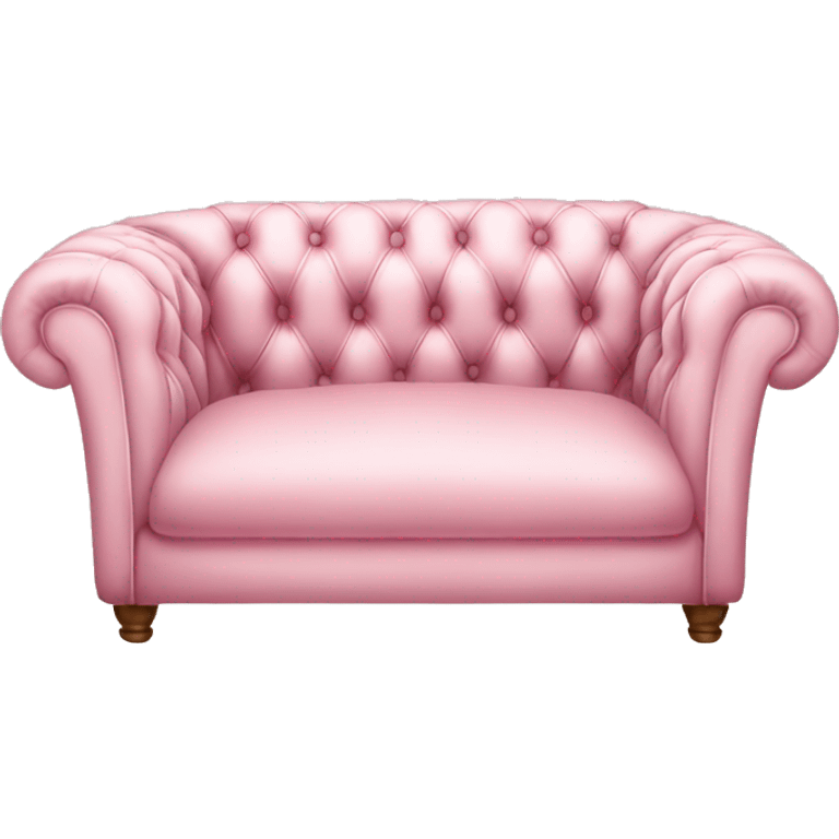 Pastel pink Chesterfield emoji