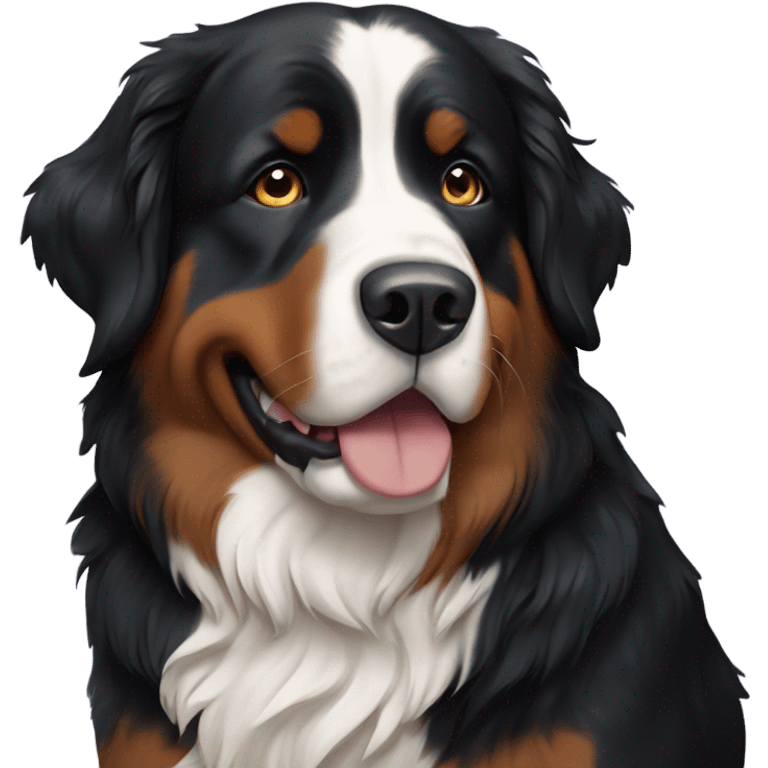 Bernese mountain dog emoji