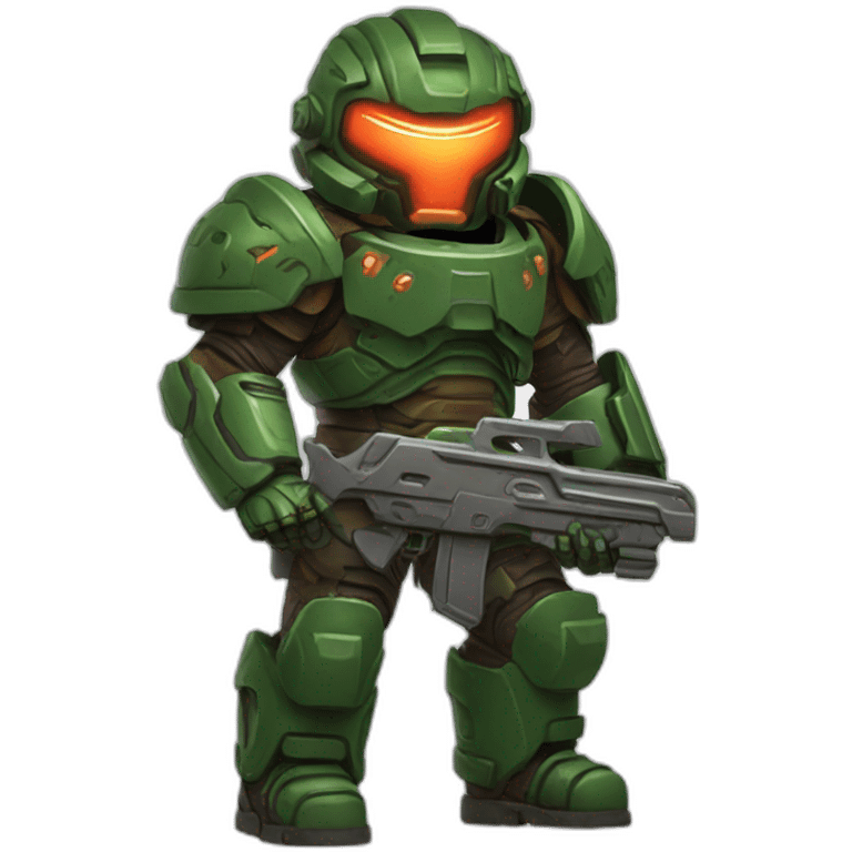 Logo Doom slayer emoji