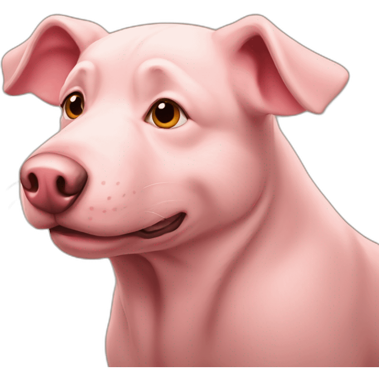 Schwein-hund emoji