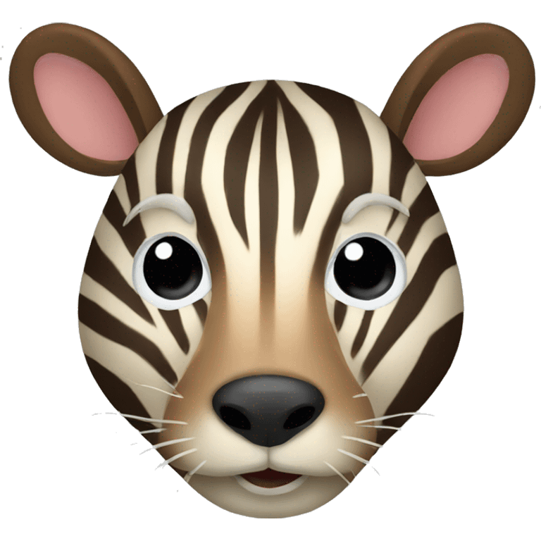 zebra beaver emoji