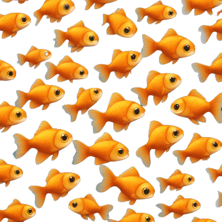 goldfish with flowing fins emoji