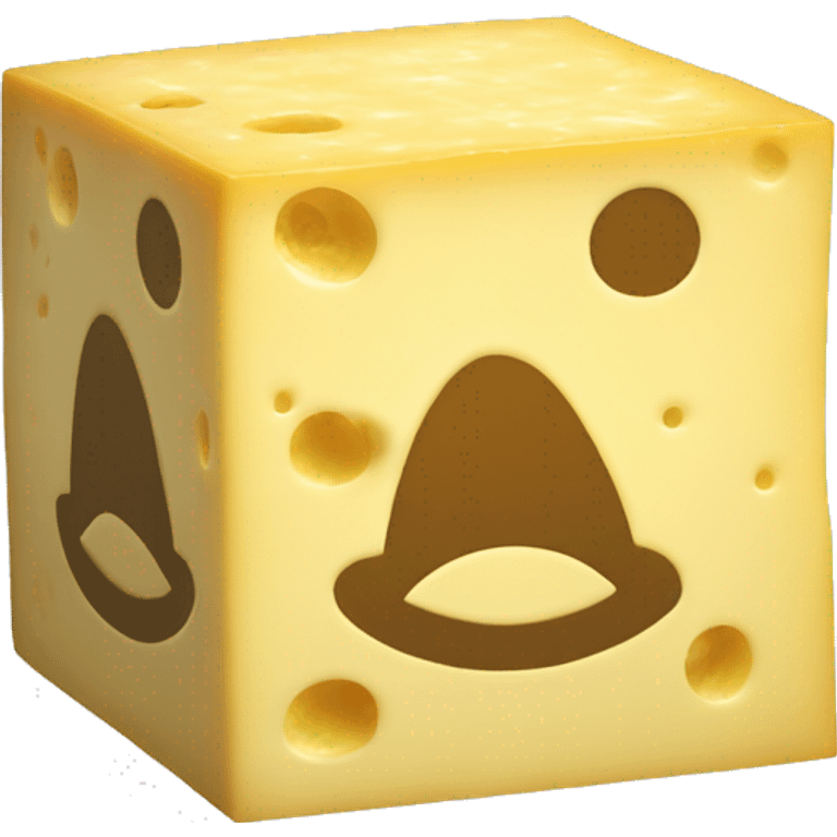 a block of cheese playing call of duty emoji