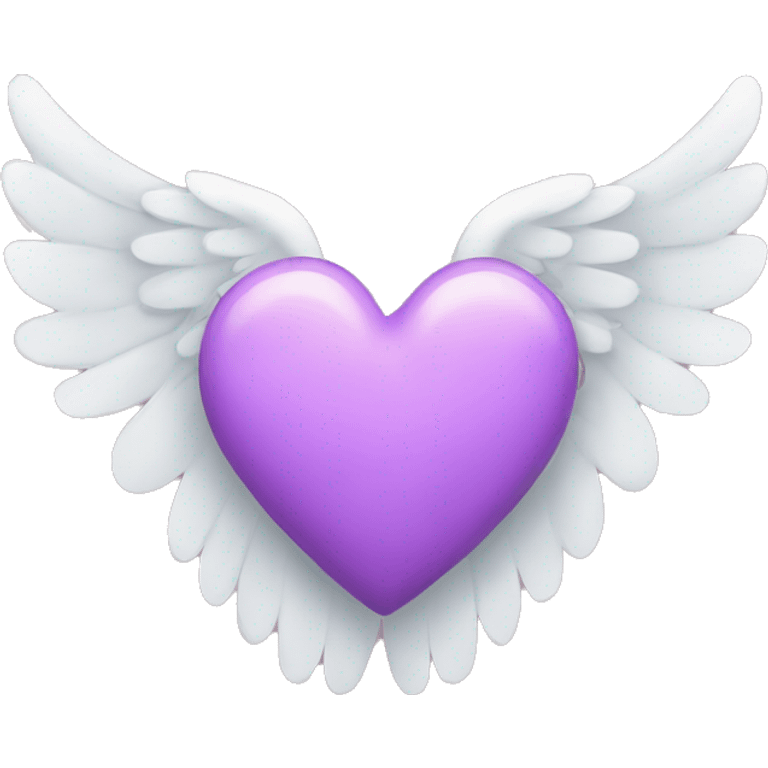 Heart with angel wings emoji