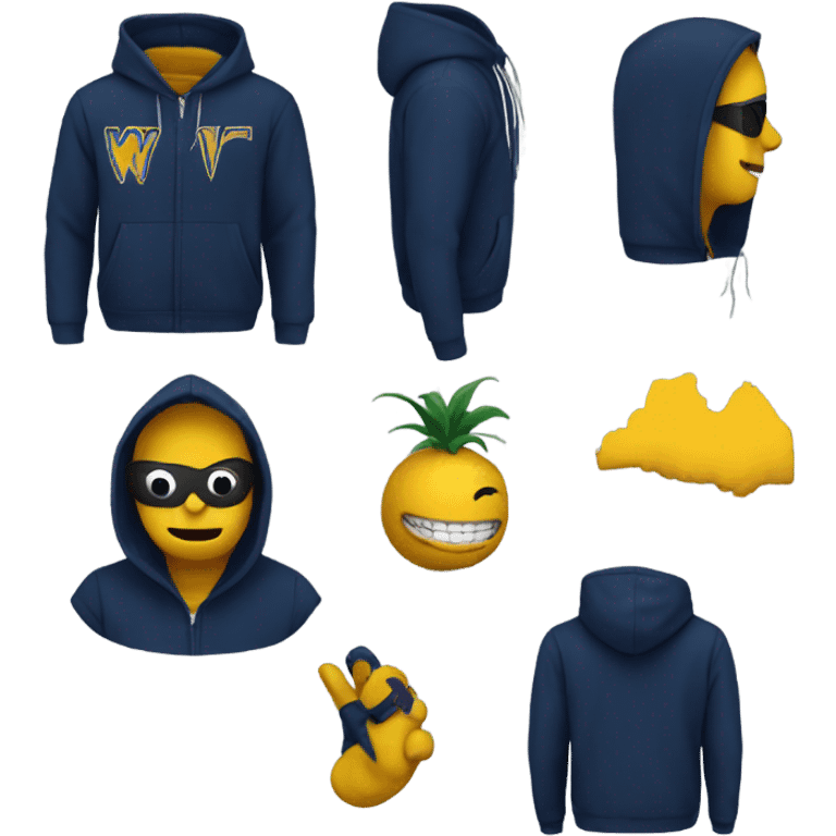 WVU hoodie emoji