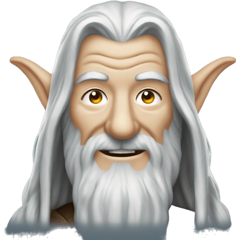 Gandalf is grinning emoji