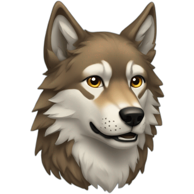 wolfcut emoji