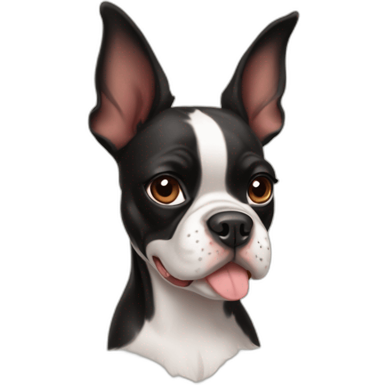 boston terrier et berger australien emoji