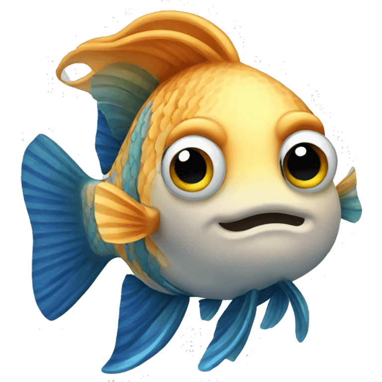 Pretty fish  emoji