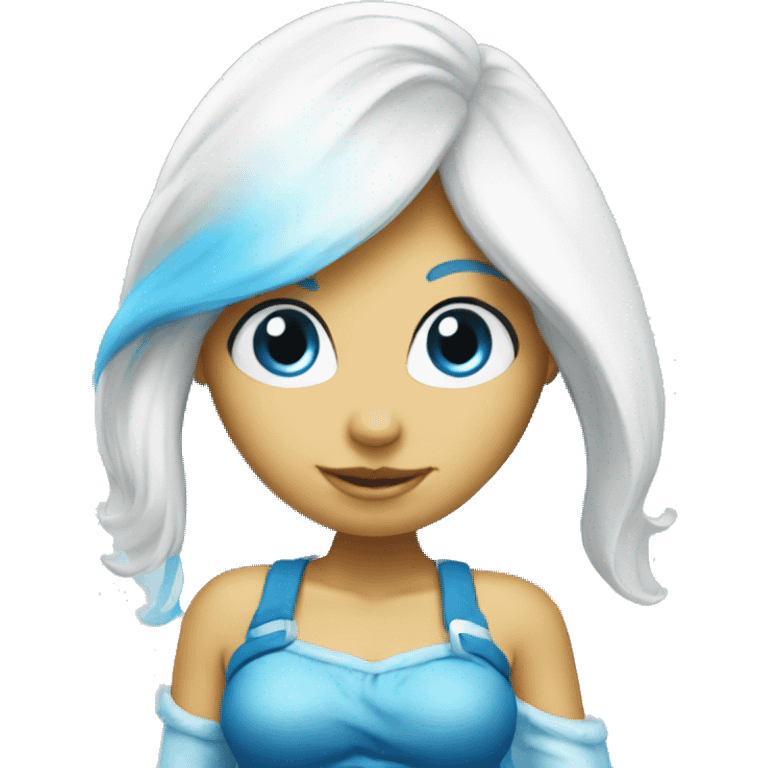 Smurfette emoji