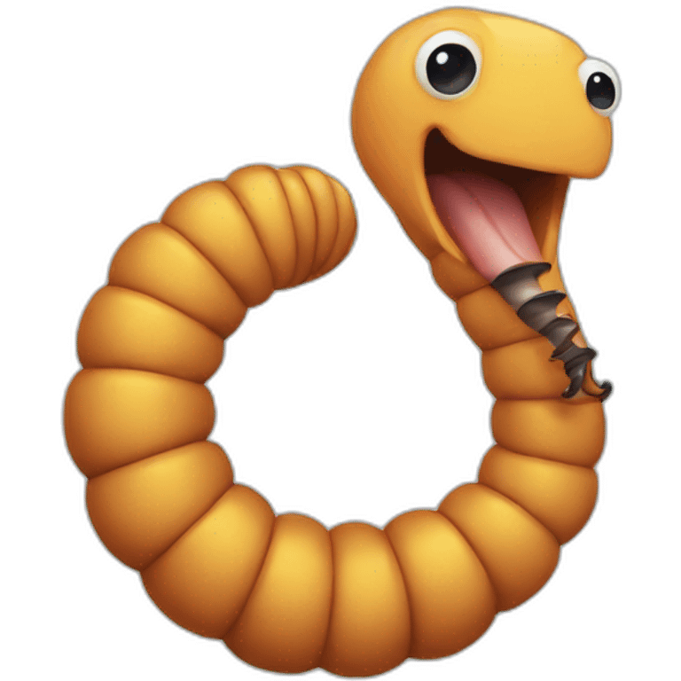 worm emoji