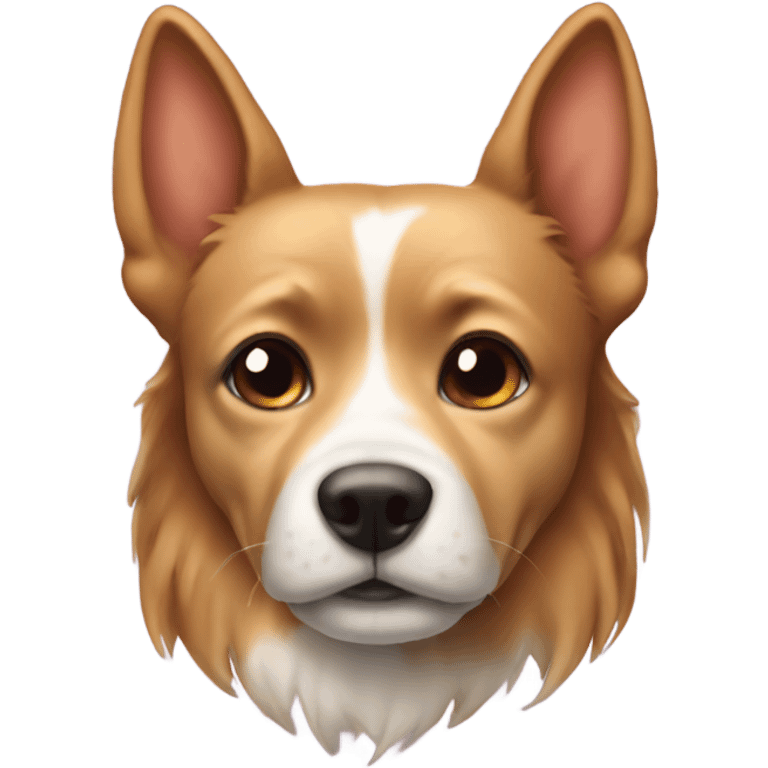 Apple for dog emoji