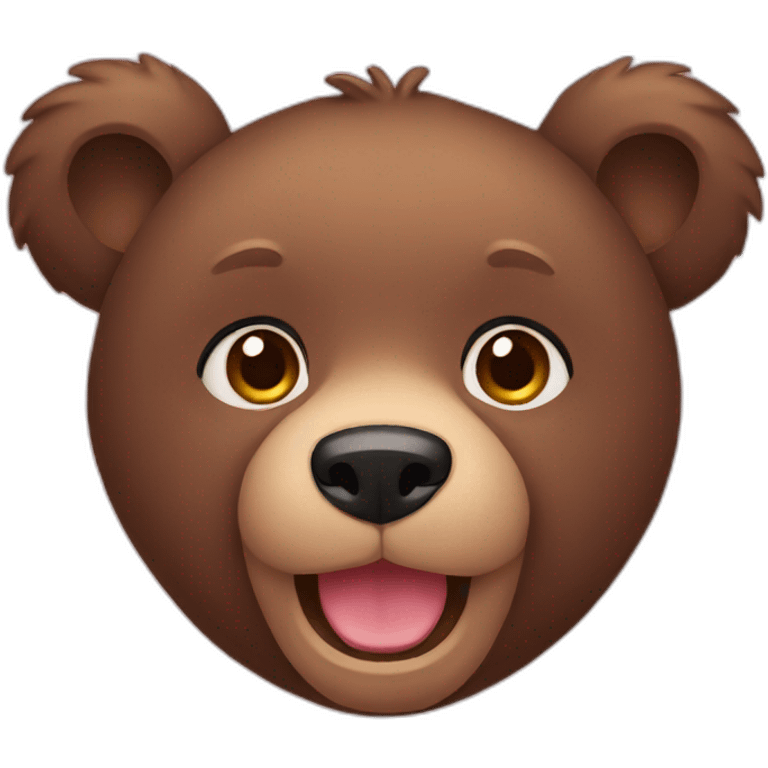 BEAR CUTE emoji