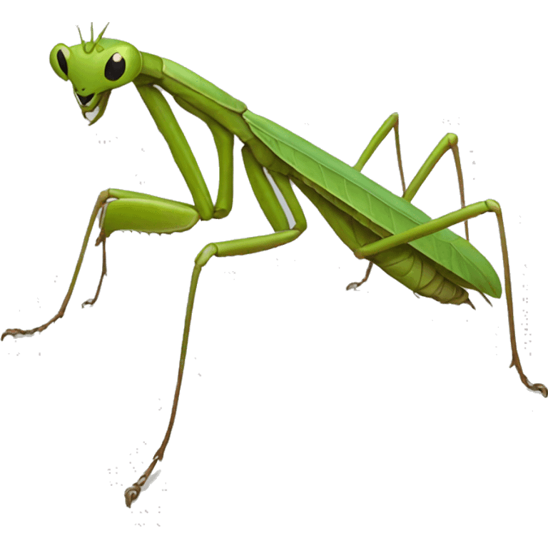 Preying mantis emoji